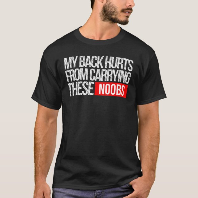 T-shirt J'ai mal au dos (Devant)