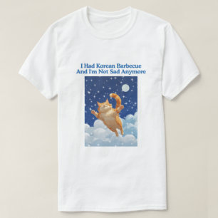 T-shirt J'ai mangé du barbecue coréen et je ne suis plus t