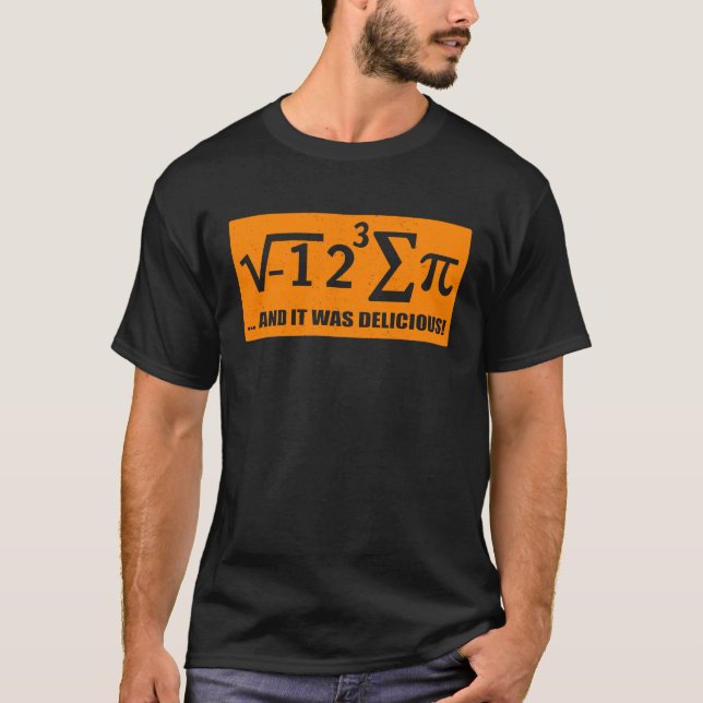 T-shirt J'Ai Mangé Un Peu De Tarte Et C'Était Délicieux Co (Devant)
