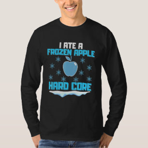 T-shirt J'Ai Mangé Une Pomme Gelée - Jeu De Mots Clés Jeu