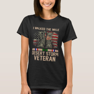 T-shirt J'ai Marché La Marche Vétéran de l'Orage du Désert