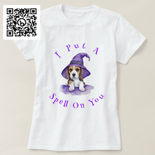 T-shirt J'Ai Mis Un sort Sur Ta Sorcière Beagle