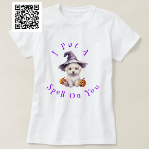 T-shirt J'Ai Mis Un sort sur toi Bichon Frise Witch
