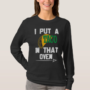 T-shirt J'Ai Mis Un Taco Dans Ce Four Bébé Mexique Grosses