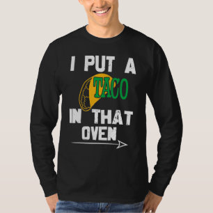 T-shirt J'Ai Mis Un Taco Dans Ce Four Bébé Mexique Grosses