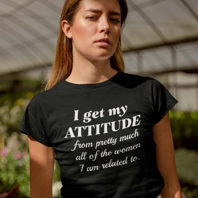 T-shirt J'Ai Mon Attitude (Créateur téléchargé)