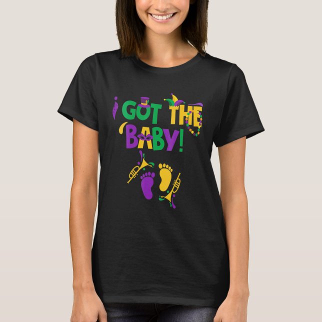 T-shirt J'Ai Obtenu La Grossesse Faire-part Drôle Mardi (Devant)