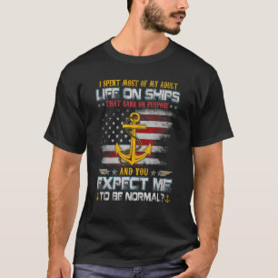 T-shirt J'Ai Passé La Plupart De Ma Vie Adulte Sur Les Nav
