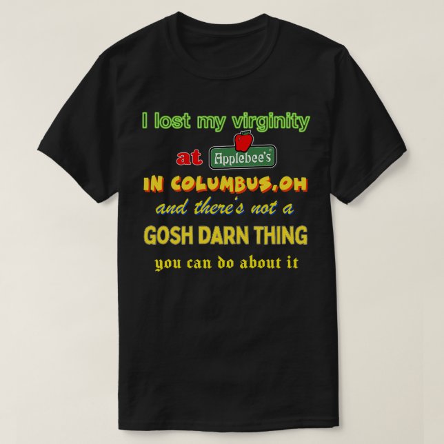 T-shirt J'ai perdu ma virginité Odely Specific Memeshirt (Design devant)