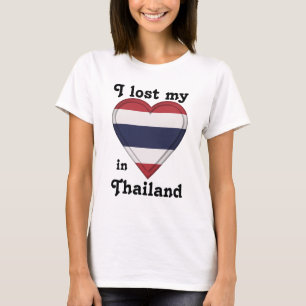 T-shirt J'ai perdu mon coeur en Thaïlande