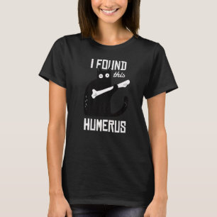 T-shirt J'Ai Peur De Trouver Ce Chat Humeur Noir Humoristi