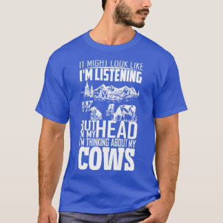 T-shirt J'Ai Peut-Être L'Air D'Écouter Mais De Penser À