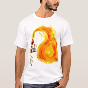 T-shirt j'ai placé mes amis sur le feu