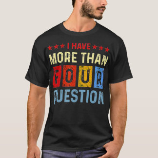 T-shirt J'Ai Plus De Quatre Questions Pâque Juif Se