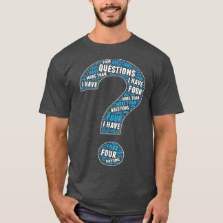 T-shirt J'ai plus de quatre questions sur le passage juif