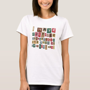 T-shirt J'ai plusieurs personnalités et aucune d'entre ell