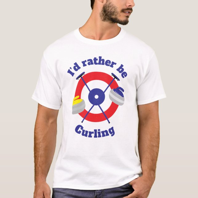 T-shirt J'Ai Plutôt Le Curling (Devant)