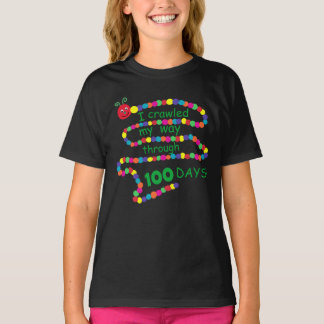 T-shirt j'ai rampé mon chemin pendant 100 jours