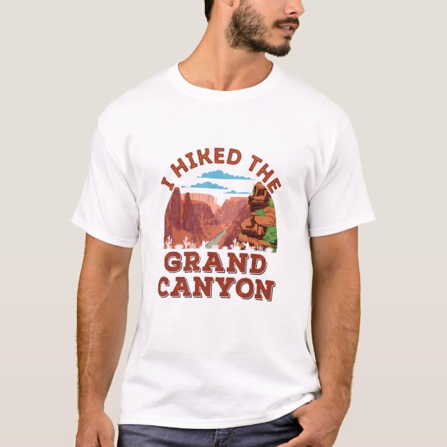 T-shirt J'Ai Randonné Le Grand Canyon (Devant)