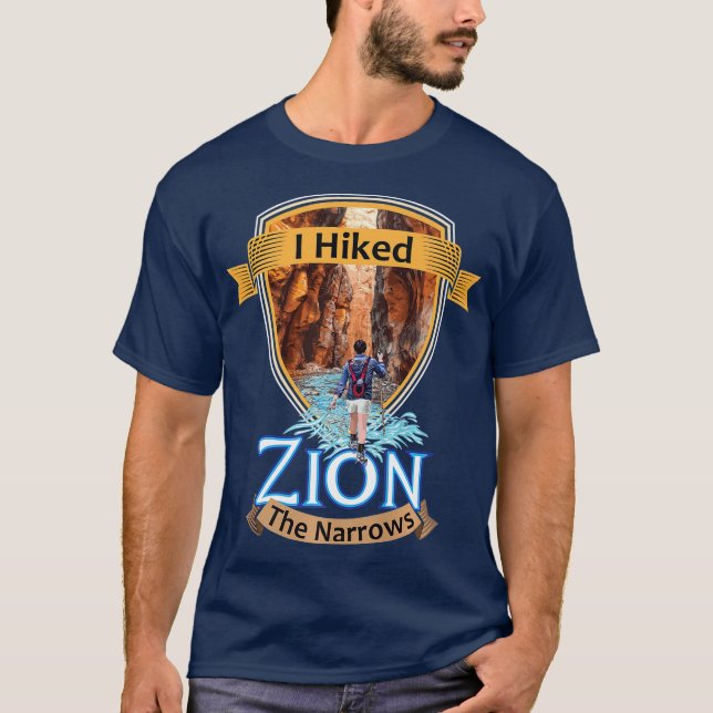 T-shirt J'Ai Randonné Sion Les Étroits Utah River Adventur (Devant)