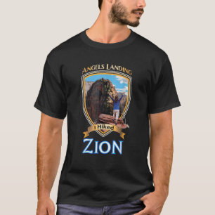 T-shirt J'Ai Randonné Zion Angels Atterrissant Utah Park A