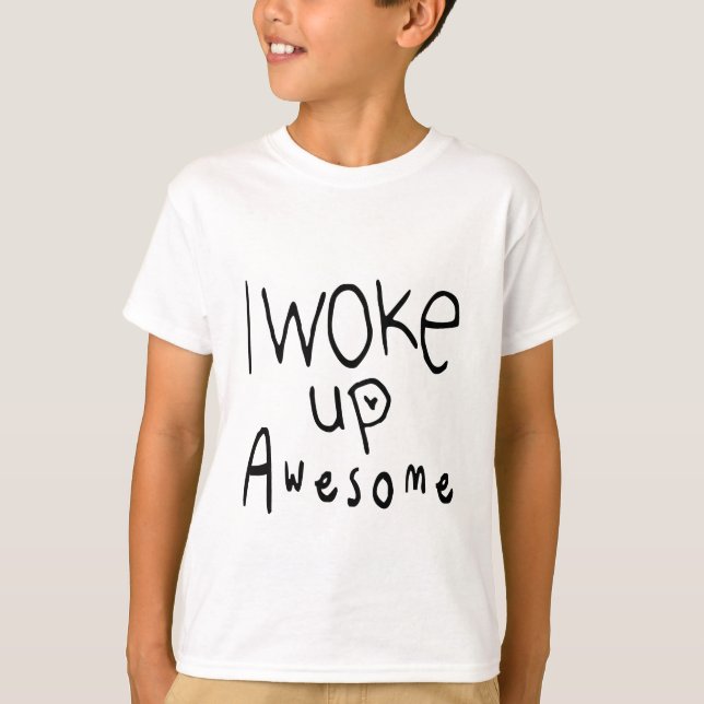 T-shirt J'Ai Réveillé Des Enfants Étonnants Unisex Tee (Devant)