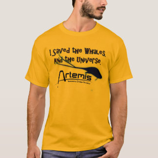 T-shirt J'ai sauvé les baleines, et l'univers