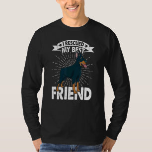 T-shirt J'Ai Secouru Mon Meilleur Ami Adoption Chien Sauve