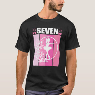 T-shirt J'ai sept ans ballet ballerine ballerine ballet