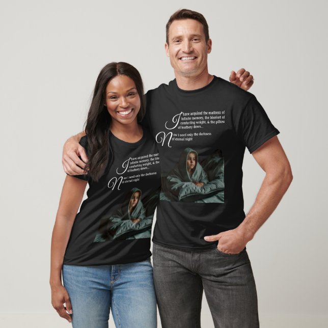 T-shirt J'ai seulement besoin de l'obscurité de la nuit ét (Unisexe)
