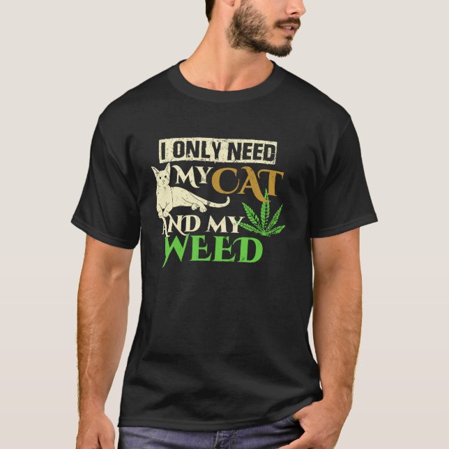 T-shirt J'Ai Seulement Besoin De Mon Chat Et De Mon Animal (Devant)