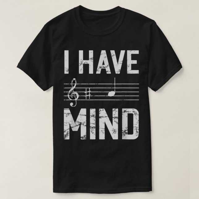 T-shirt J'Ai Sharp Mind Sheet Instrumentalist (Design devant)
