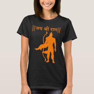 T-shirt Jai Shree Ram Hindu Dévotion spirituelle ramayana