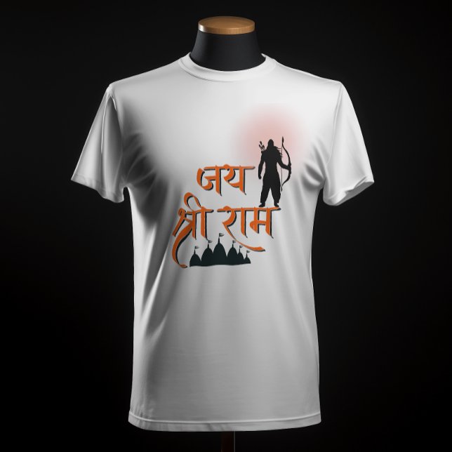 T-shirt Jai Shree Ram Pran Pratistha (Créateur téléchargé)