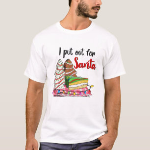 T-shirt J'Ai Sorti Pour Père Noël Christmas Tree Cake Snac