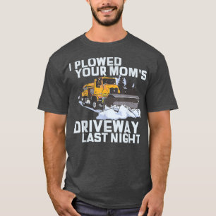 T-shirt J'ai soufflé le souffle de neige sur la route de t