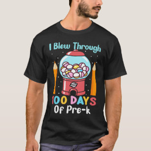 T-shirt J'ai soufflé pendant 100 jours de Pré K Joyeux 100