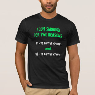 T-shirt J'ai stoppé le tabagisme -