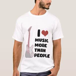 T-shirt J'ai sûrement besoin de toutes ces guitares