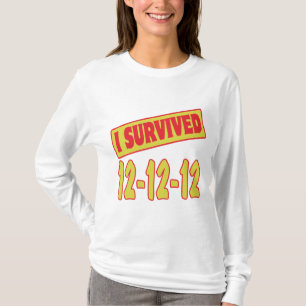 T-SHIRT J'AI SURVÉCU 12-12-12