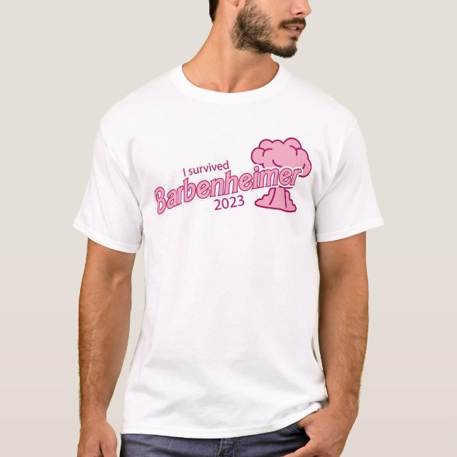 T-shirt J'ai survécu à barbenheimer 2023 (Devant)