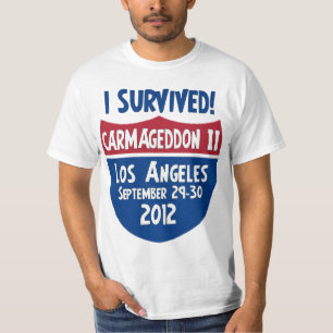 T-shirt J'ai survécu à Carmageddon 2 - fermeture de Los