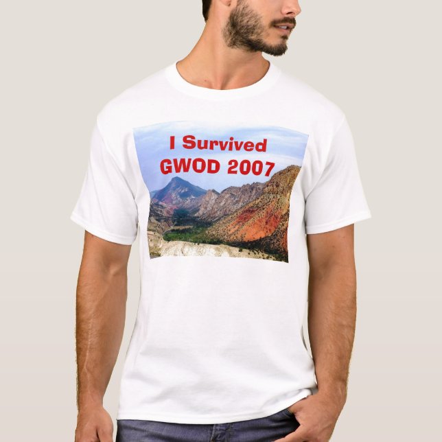 T-shirt J'ai survécu à GWOD 2007 (Devant)