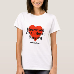 T-shirt J'ai survécu à la chirurgie cardiaque ouverte