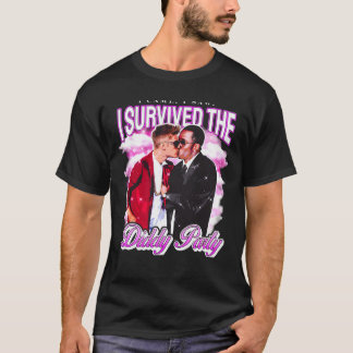 T-shirt J'ai survécu à la fête Diddy