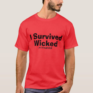 T-shirt J'ai survécu à la forme physique mauvaise