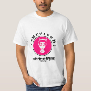 T-shirt J'ai survécu à la grippe de porcs ! (2009)
