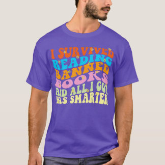 T-shirt J'Ai Survécu À La Lecture De Livres Interdits Et T
