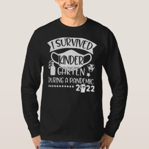 T-shirt J'Ai Survécu À La Maternelle Pendant Une Pandémie 