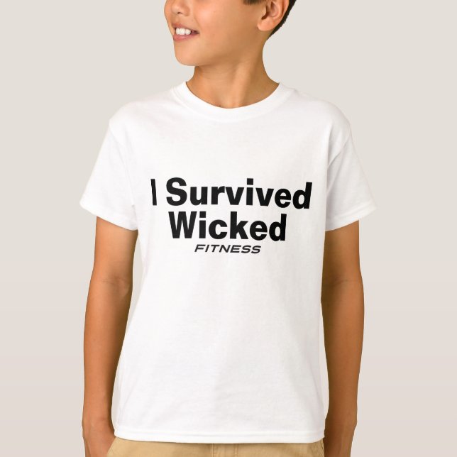 T-shirt J'Ai Survécu À La Mauvaise Forme (Devant)